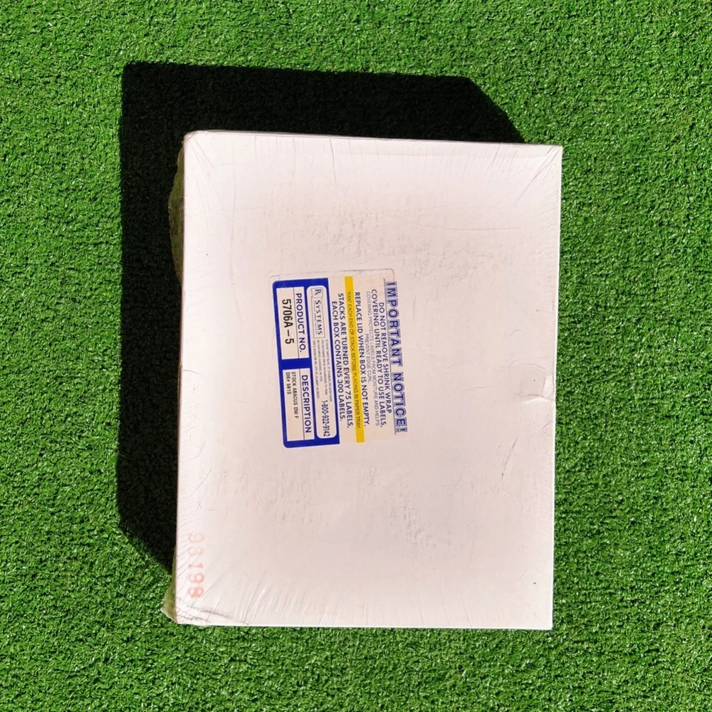 RX Systems - 5706A Duo WebF, Pharmacy Medication Labels (Box of 61) Opened Box